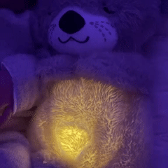 Breathing Teddy Bear with Soothing Music, Comfort Plush
