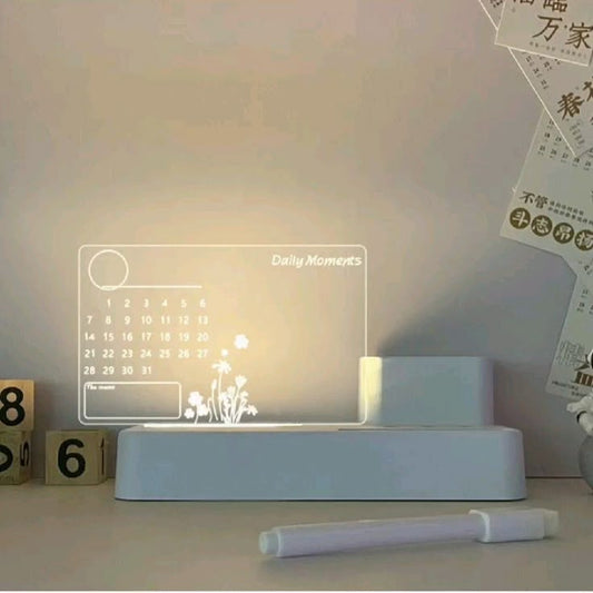 3d Acrylic Writing Board with Pen and Light