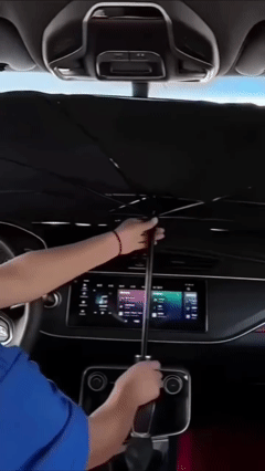 Car Windshield Sun Shade Umbrella, 3 Layer UV Block Umbrella
