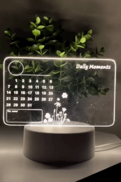 3d Acrylic Writing Board with Pen and Light