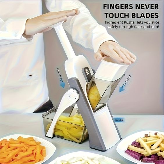 All-in-One Multi-Purpose Mandoline Slicer, Chopper, Dicer for Kitchen