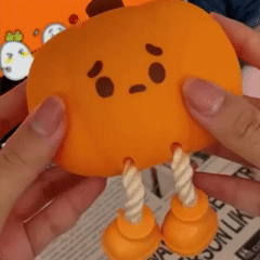 Sad Pumpkin Silicone Lamp