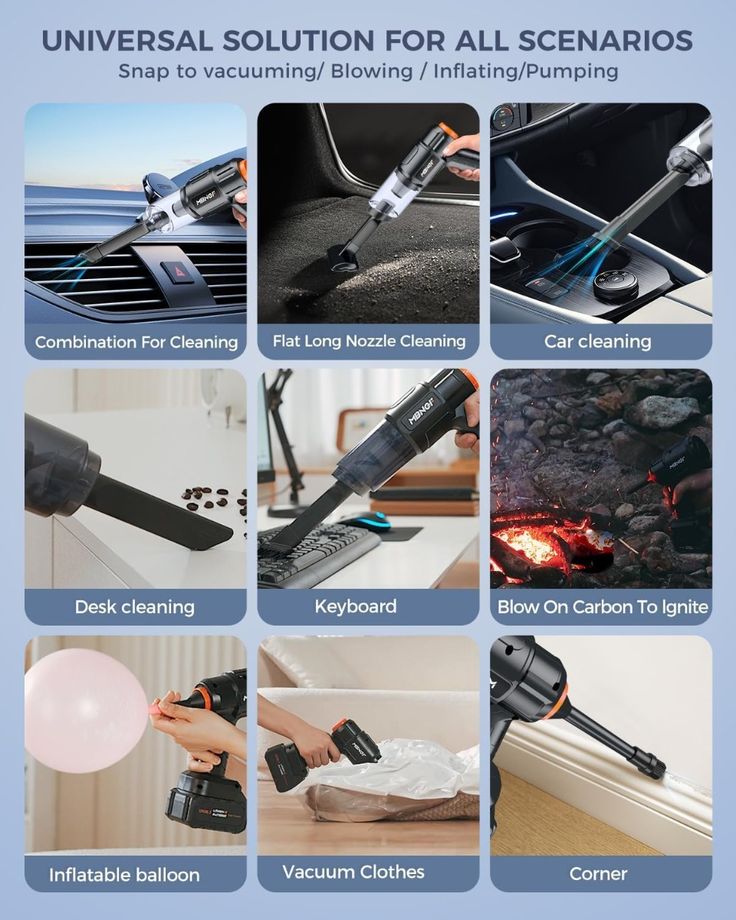 2-in-1 Mini Vacuum and Blower