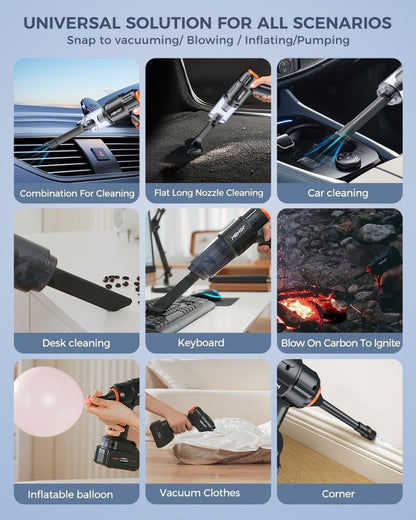 2-in-1 Mini Vacuum and Blower