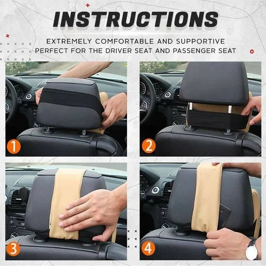 ErgoLux Car Neck Support Pillow